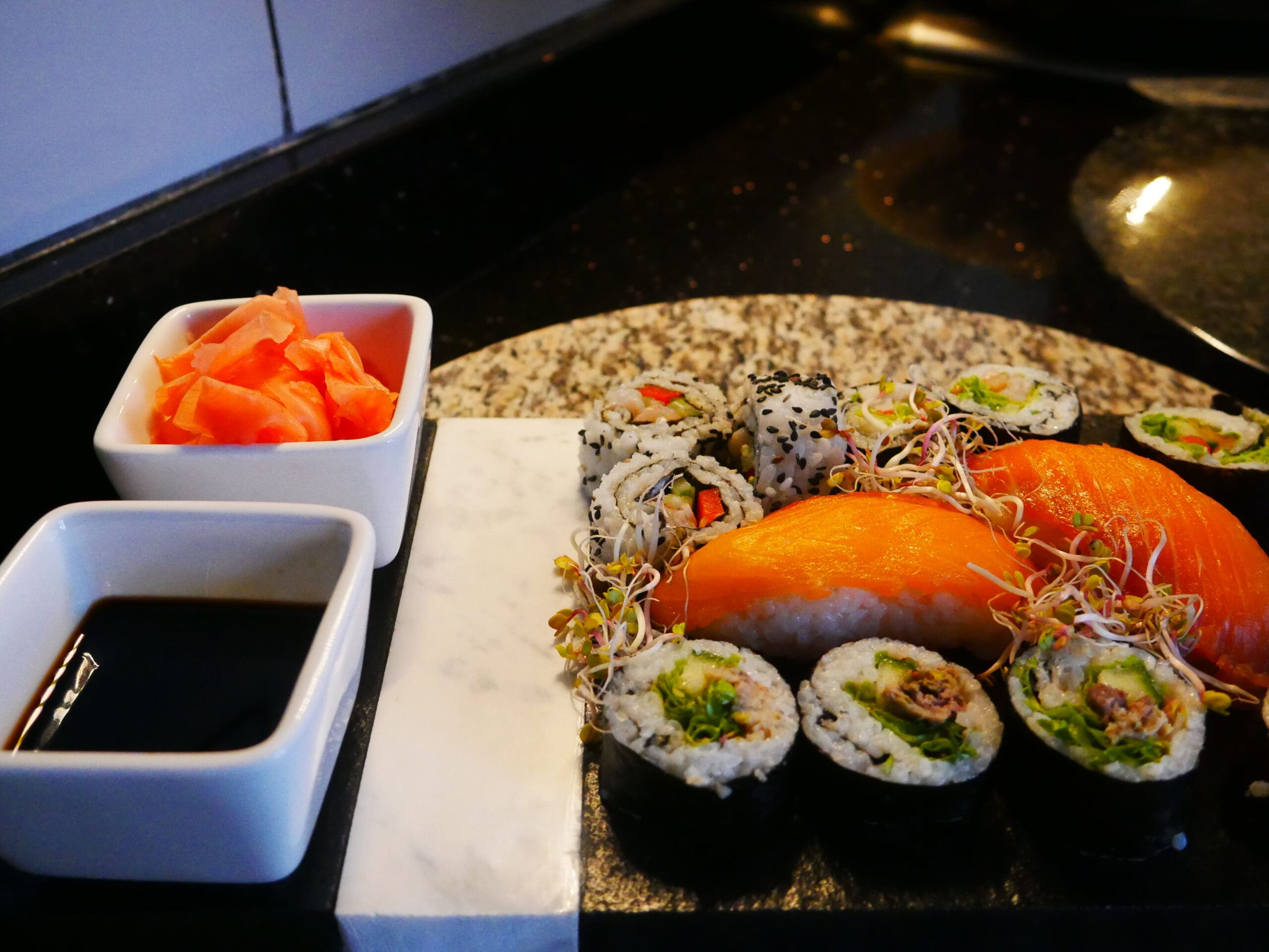 deska z granitu do sushi